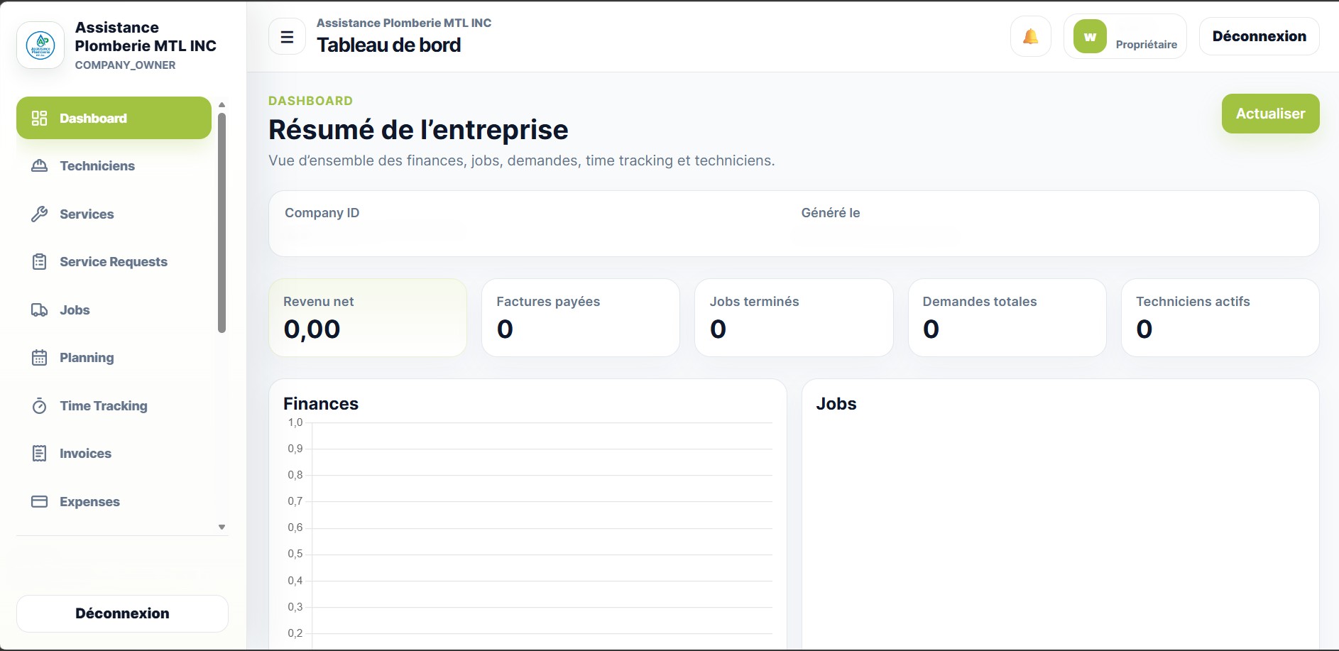 Plateforme Assistance Plomberie