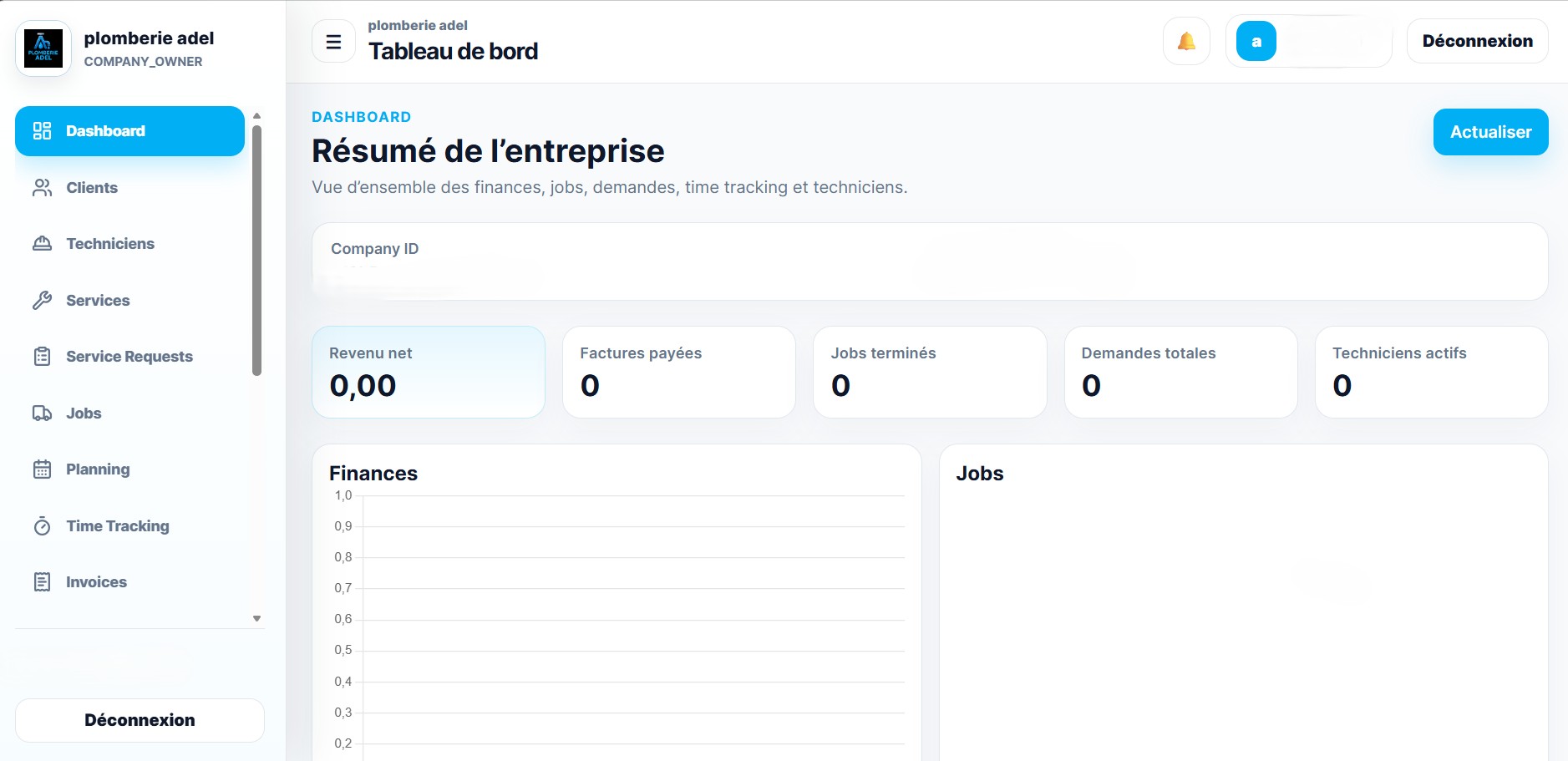 Plateforme Plomberie Adel inc